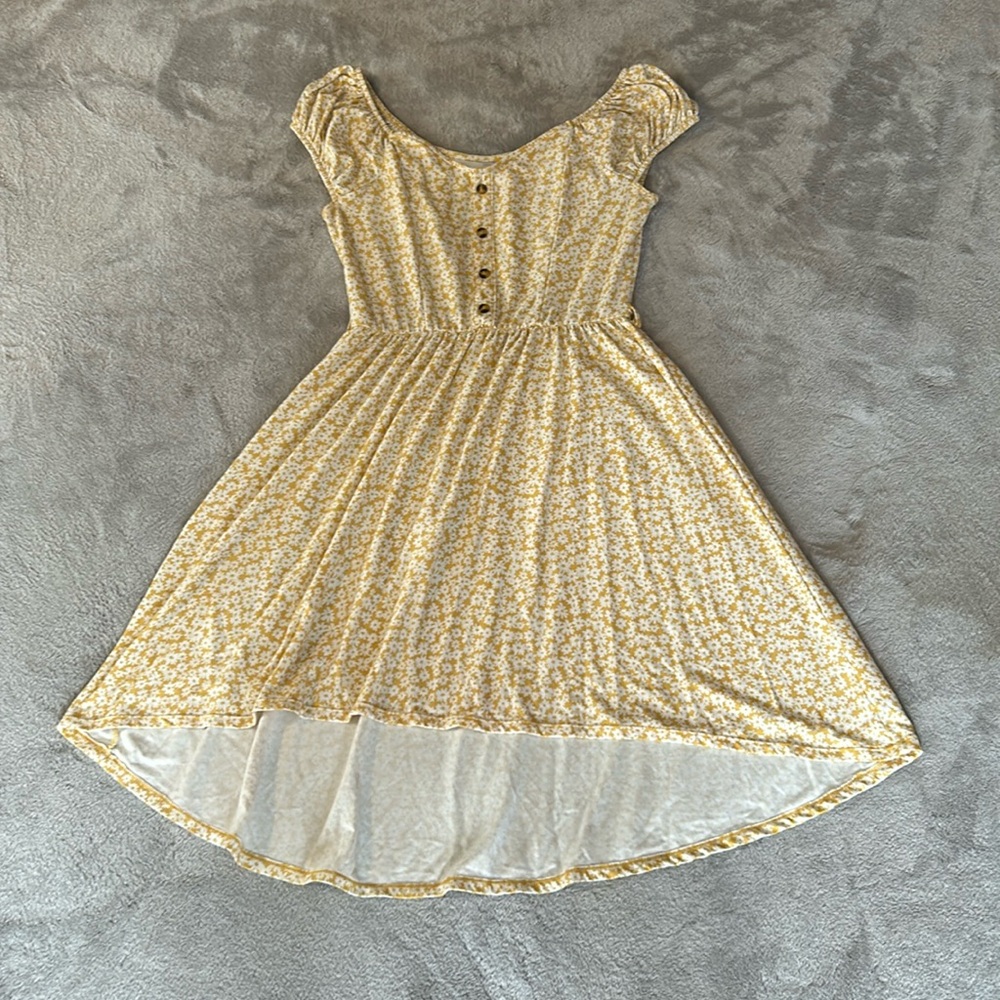 Juniors Small No Boundaries Yellow Sundress